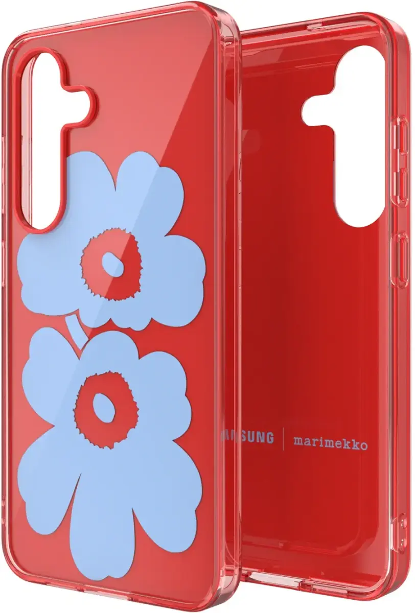 Origineel Samsung Galaxy S25 Hoesje Unikko Hybrid Case Blauw/Rood afbeelding 2