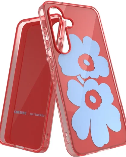 Origineel Samsung Galaxy S25 Hoesje Unikko Hybrid Case Blauw/Rood afbeelding 3