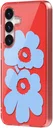 Origineel Samsung Galaxy S25 Hoesje Unikko Hybrid Case Blauw/Rood