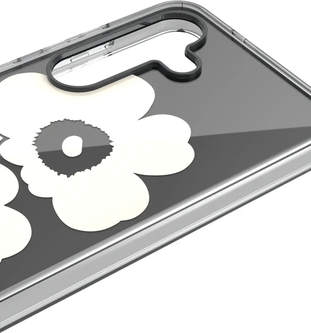 Origineel Samsung Galaxy S25 Hoesje Unikko Hybrid Case Zwart/Cream afbeelding 5