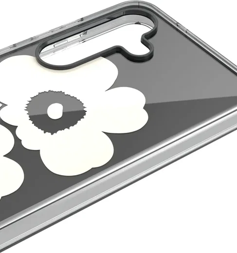 Origineel Samsung Galaxy S25 Hoesje Unikko Hybrid Case Zwart/Cream afbeelding 5