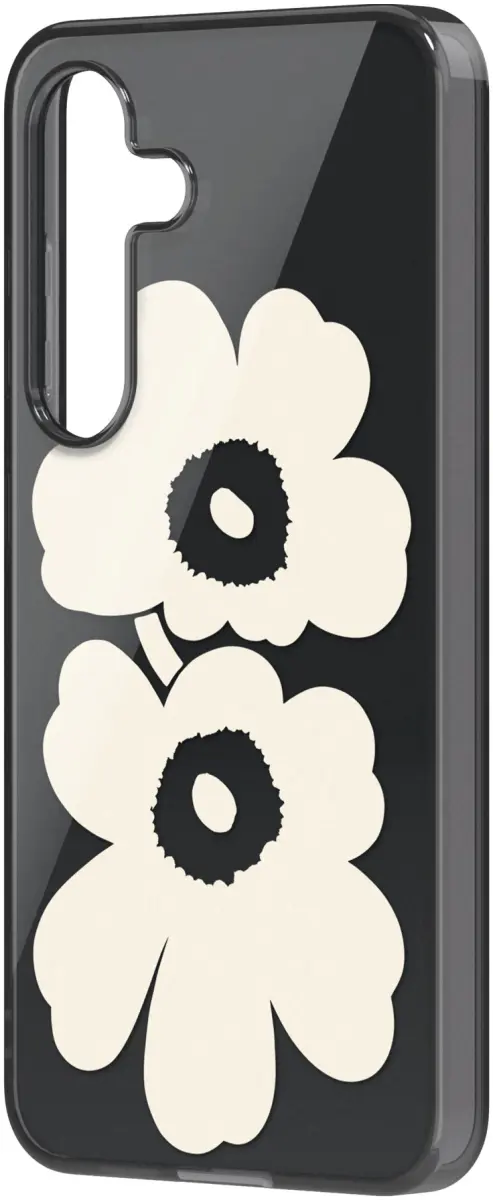 Origineel Samsung Galaxy S25 Hoesje Unikko Hybrid Case Zwart/Cream afbeelding 6