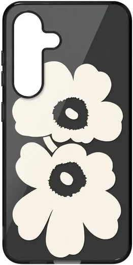 Origineel Samsung Galaxy S25 Hoesje Unikko Hybrid Case Zwart/Cream afbeelding 7