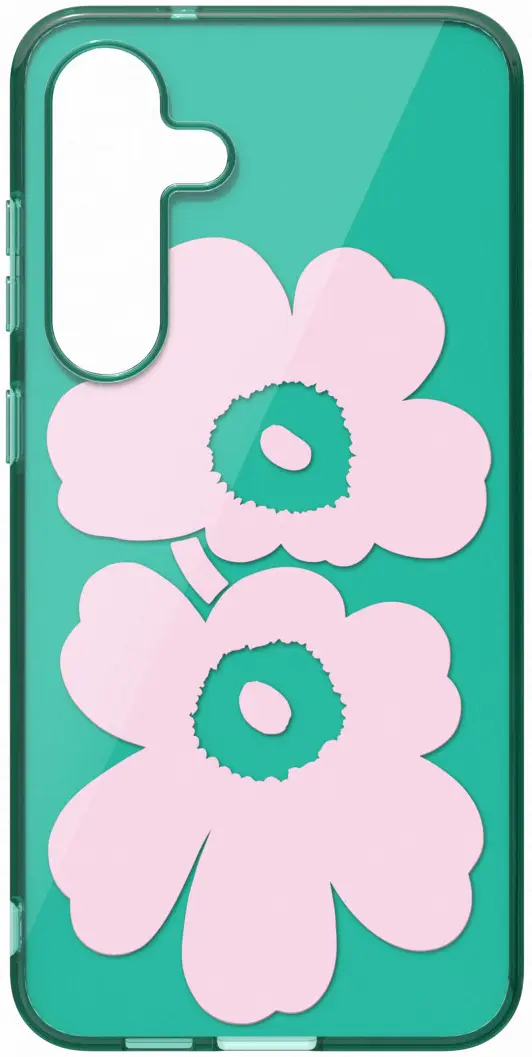 Origineel Samsung Galaxy S25 Plus Hoesje Unikko Hybrid Case Groen/Roze afbeelding 6