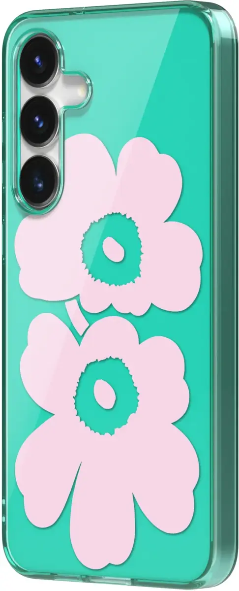 Origineel Samsung Galaxy S25 Plus Hoesje Unikko Hybrid Case Groen/Roze afbeelding 1