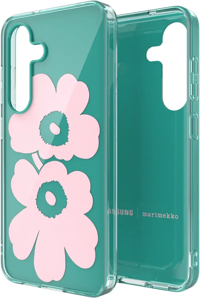 Origineel Samsung Galaxy S25 Plus Hoesje Unikko Hybrid Case Groen/Roze afbeelding 2