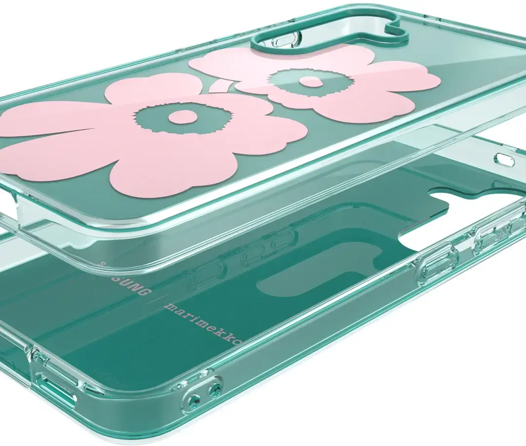 Origineel Samsung Galaxy S25 Plus Hoesje Unikko Hybrid Case Groen/Roze afbeelding 8