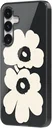 Origineel Samsung Galaxy S25 Plus Hoesje Unikko Hybrid Case Zwart/Cream