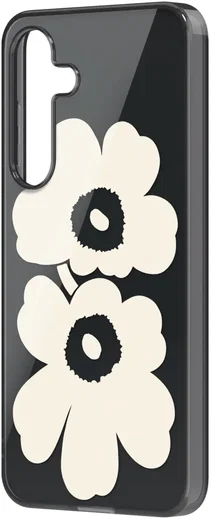 Origineel Samsung Galaxy S25 Plus Hoesje Unikko Hybrid Case Zwart/Cream afbeelding 5