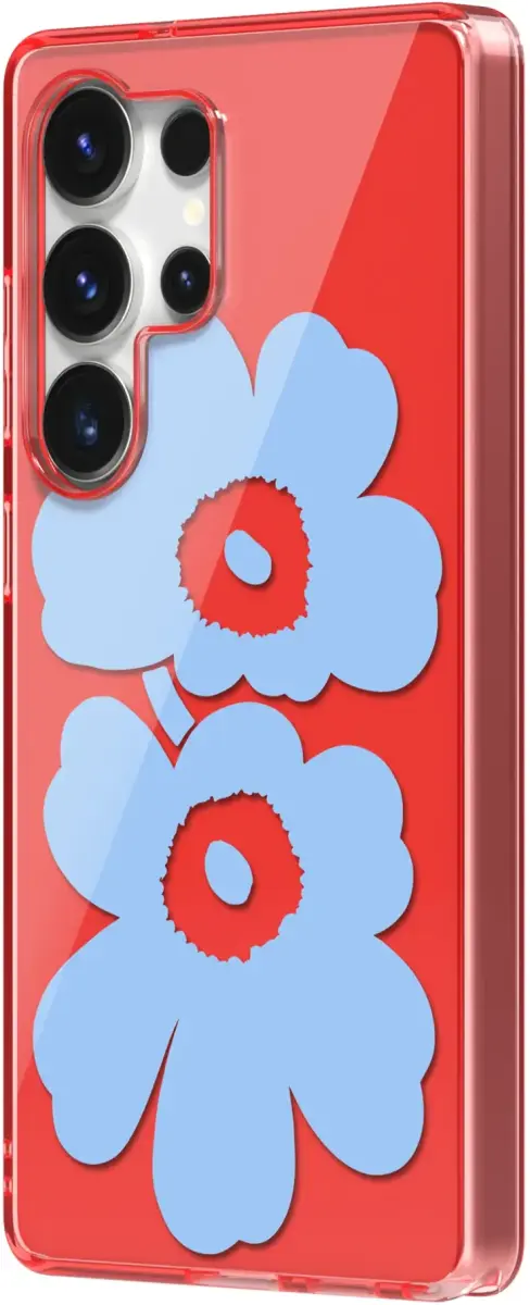 Origineel Samsung Galaxy S25 Ultra Hoesje Unikko Hybrid Case Blauw/Rood afbeelding 1