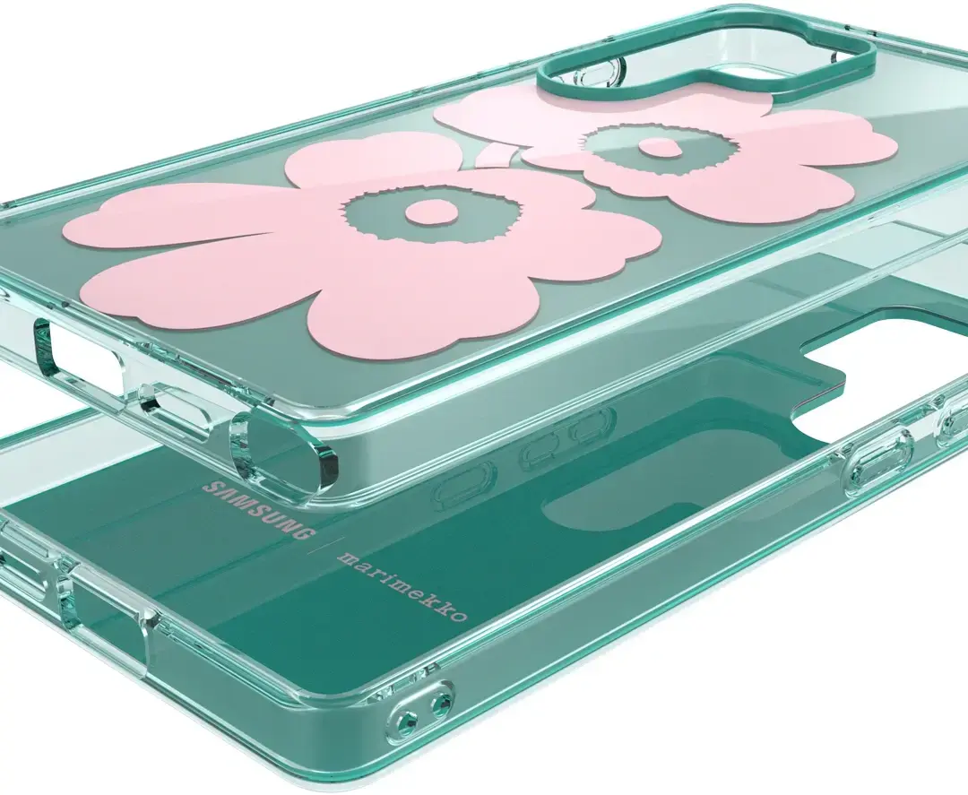 Origineel Samsung Galaxy S25 Ultra Hoesje Unikko Hybrid Case Groen/Roze afbeelding 6