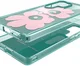 Origineel Samsung Galaxy S25 Ultra Hoesje Unikko Hybrid Case Groen/Roze afbeelding 6