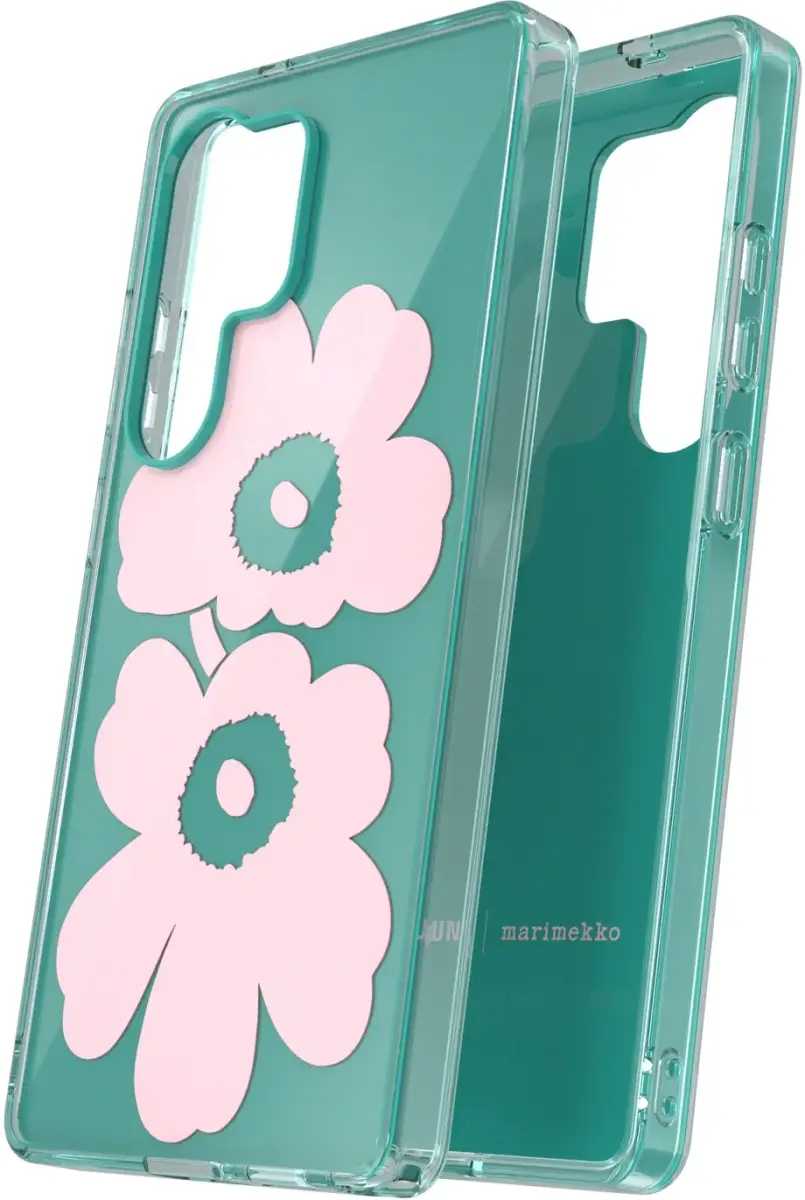 Origineel Samsung Galaxy S25 Ultra Hoesje Unikko Hybrid Case Groen/Roze afbeelding 2