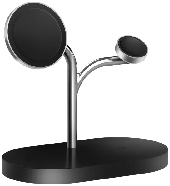 Originele Samsung Oplader 3-in-1 Wireless Charger met QI2 Magnet Zwart afbeelding 4