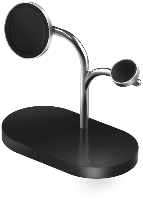 Originele Samsung Oplader 3-in-1 Wireless Charger met QI2 Magnet Zwart afbeelding 3