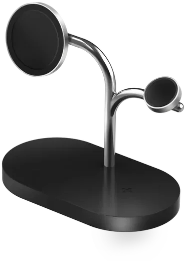 Originele Samsung Oplader 3-in-1 Wireless Charger met QI2 Magnet Zwart afbeelding 3