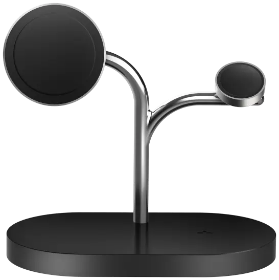 Originele Samsung Oplader 3-in-1 Wireless Charger met QI2 Magnet Zwart afbeelding 2