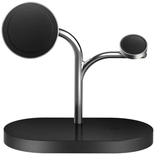 Originele Samsung Oplader 3-in-1 Wireless Charger met QI2 Magnet Zwart afbeelding 2