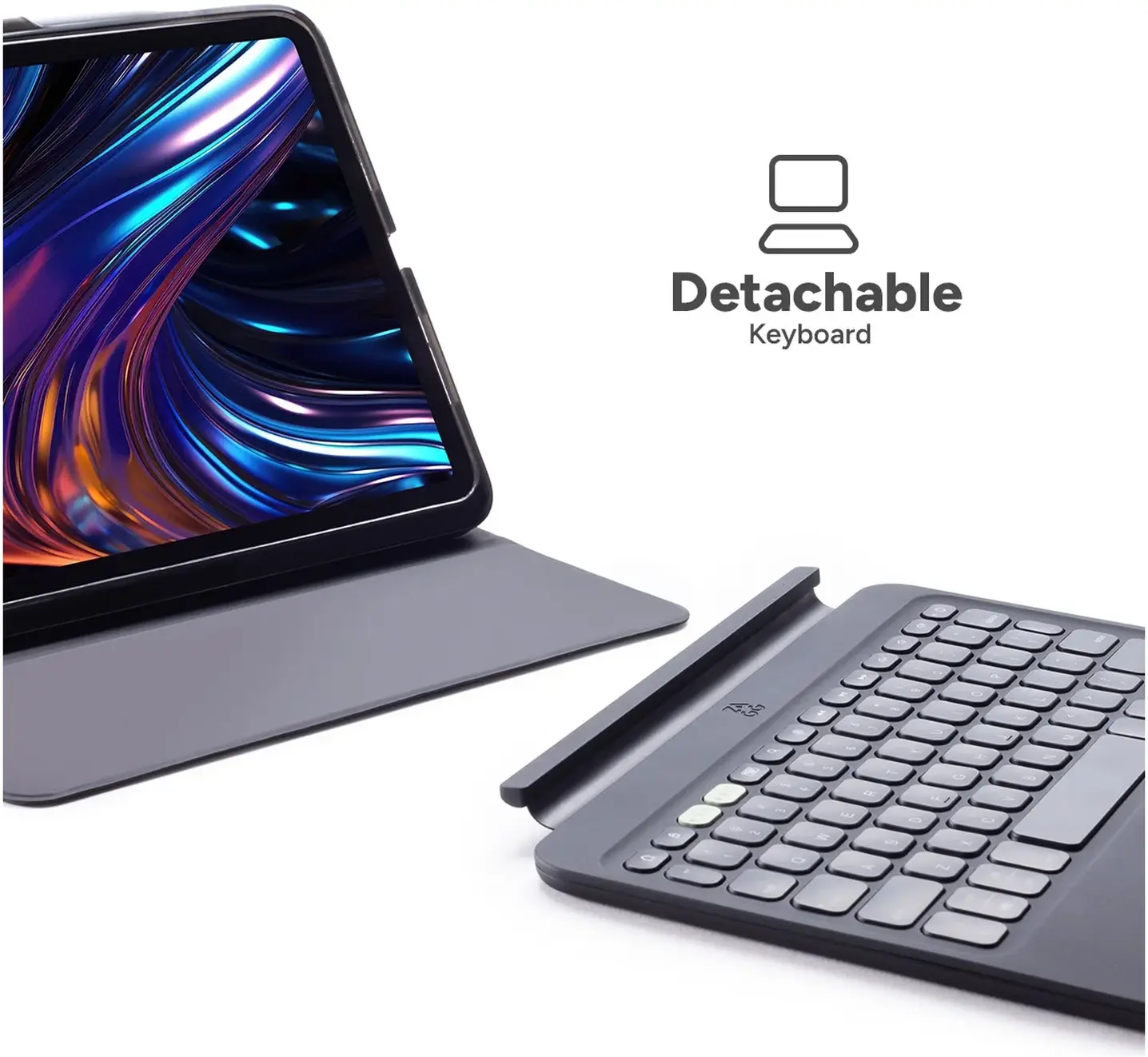 ZAGG Pro Keys 2 iPad Air 11(24/25/26) / Air 10.9(22/20) Toetsenbord Hoes Zwart afbeelding 5