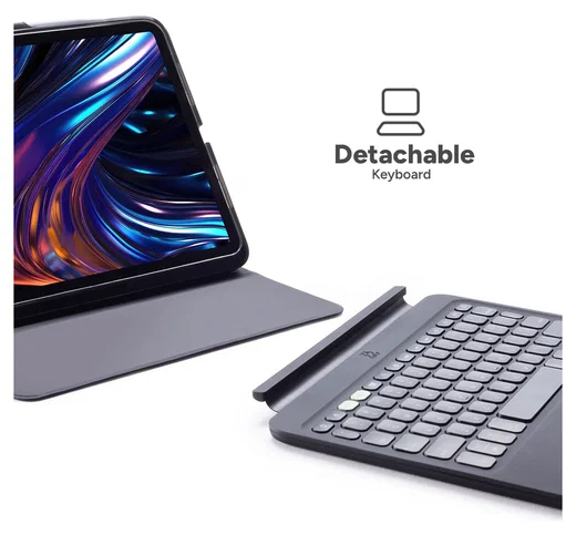 ZAGG Pro Keys 2 iPad Pro 11 (2024/2025) Toetsenbord Hoes Book Case QWERTZ Zwart afbeelding 6