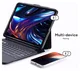 ZAGG Pro Keys 2 iPad Pro 11 (2024/2025) Toetsenbord Hoes Book Case QWERTZ Zwart afbeelding 5