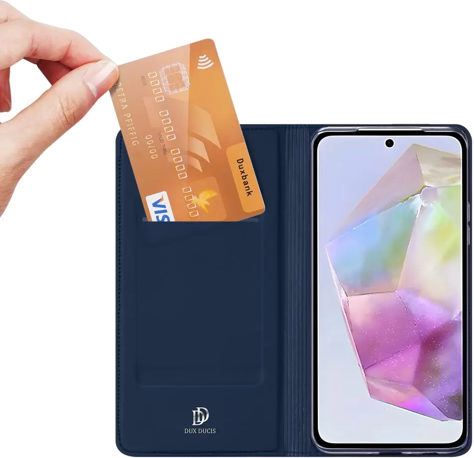 Dux Ducis Skin Pro Samsung Galaxy A36 / A56 Hoesje Portemonnee Book Case Blauw afbeelding 2