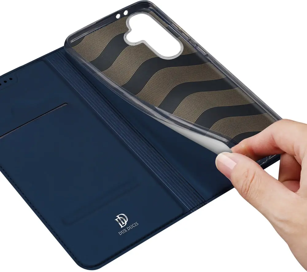 Dux Ducis Skin Pro Samsung Galaxy A36 / A56 Hoesje Portemonnee Book Case Blauw afbeelding 5