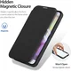 Dux Ducis Samsung Galaxy A36/ A56 Book Case - Zwart - Skin X hoesje - Zwart afbeelding 3