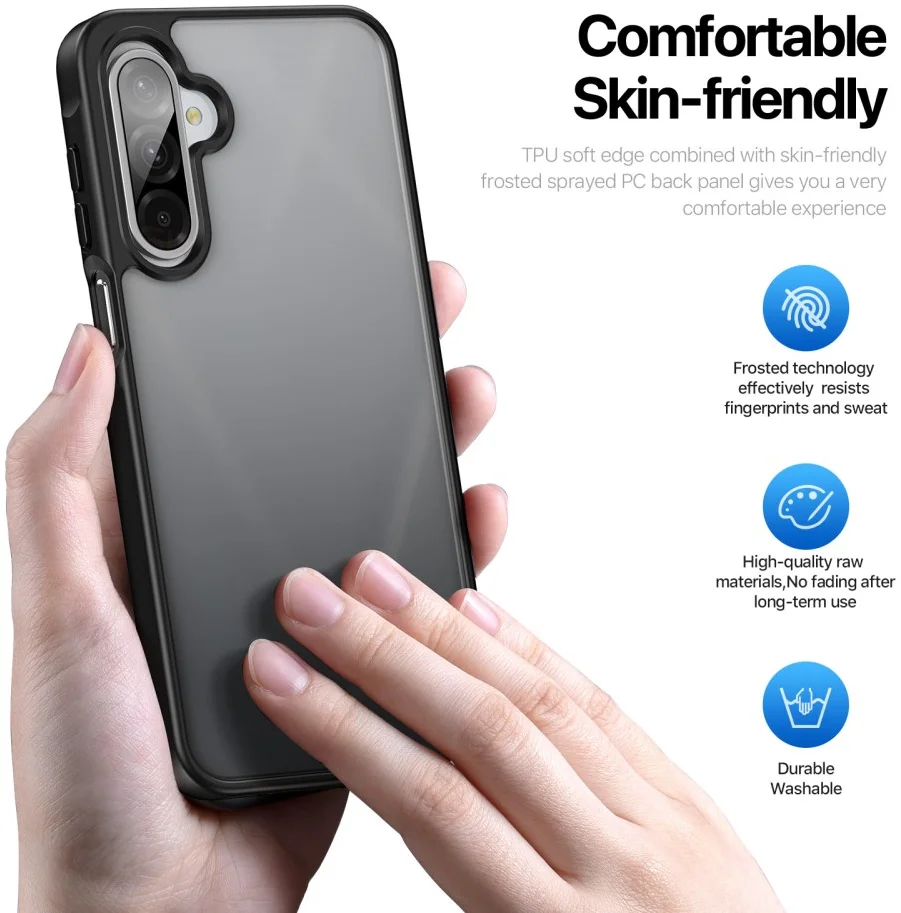 Dux Ducis Yind Samsung Galaxy A26 Hoesje Back Cover Matte Zwart afbeelding 4