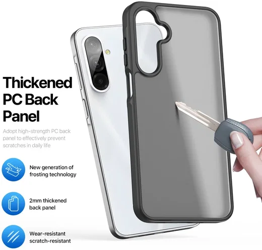 Dux Ducis Yind Samsung Galaxy A26 Hoesje Back Cover Matte Zwart afbeelding 5