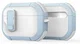 Dux Ducis PECP Apple AirPods Pro 1 / 2 Hoesje met Aluminum Haak Wit Blauw afbeelding 1