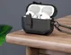 Dux Ducis PECP Apple AirPods Pro 1 / 2 Hoesje met Aluminum Haak Wit Roze afbeelding 8