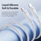 Duzzona A10 20W USB-C naar Lightning Kabel Power Delivery 1M Wit afbeelding 4