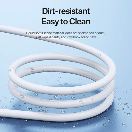Duzzona A10 20W USB-C naar Lightning Kabel Power Delivery 1M Wit afbeelding 7