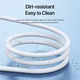 Duzzona A10 20W USB-C naar Lightning Kabel Power Delivery 1M Wit afbeelding 7