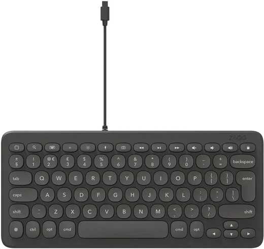 ZAGG Connect Keyboard 12L Bedraad Toetsenbord QWERTZ Lightning Grijs afbeelding 1