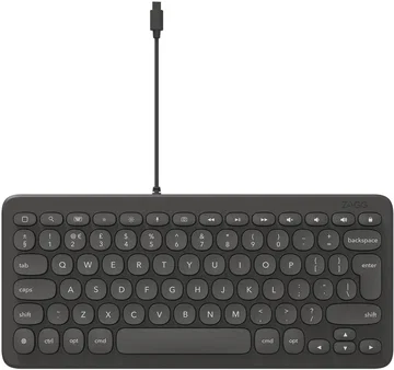 ZAGG Connect Keyboard 12L Bedraad Toetsenbord QWERTZ Lightning Grijs