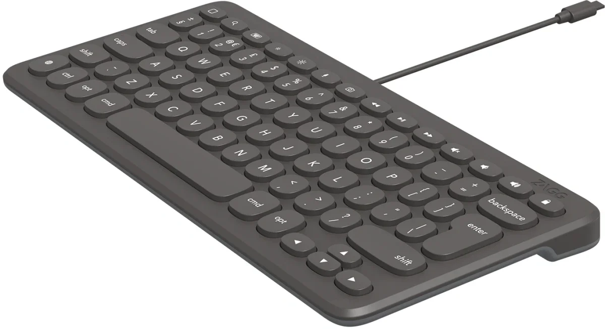 ZAGG Connect Keyboard 12L Bedraad Toetsenbord QWERTZ Lightning Grijs afbeelding 2