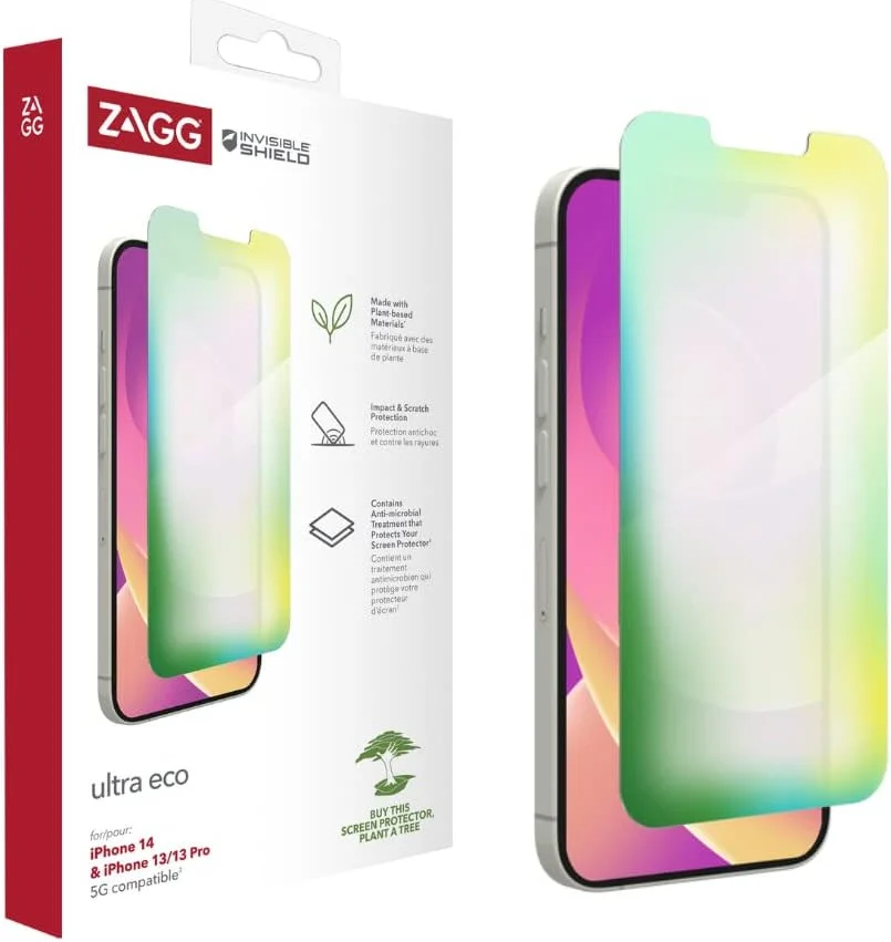ZAGG InvisibleShield Ultra iPhone 17e / 16e / 14 / 13 / 13 Pro Screen Protector afbeelding 1