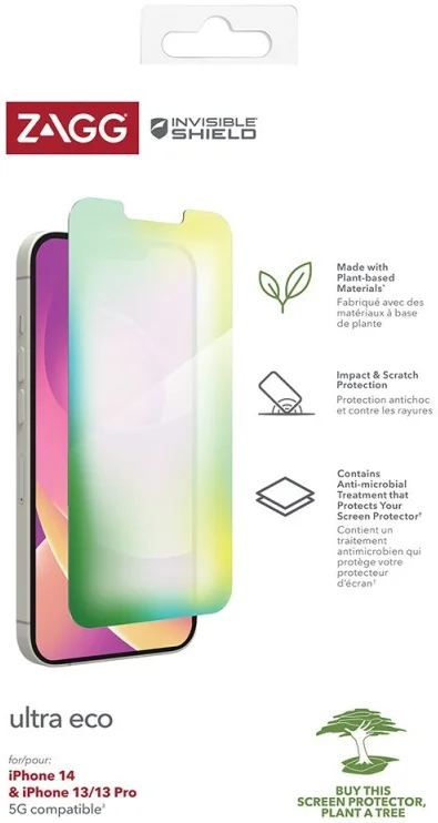 ZAGG InvisibleShield Ultra iPhone 17e / 16e / 14 / 13 / 13 Pro Screen Protector afbeelding 4
