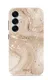 MIO MagSafe / Qi2 Samsung Galaxy S25 Hoesje Back Cover Gold Marble