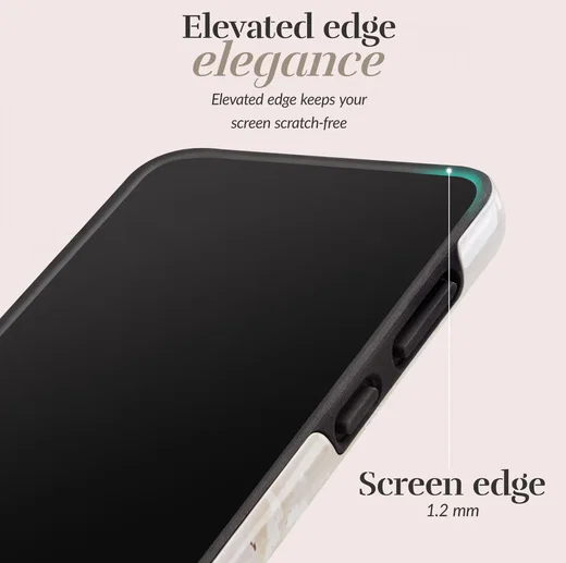 MIO MagSafe / Qi2 Samsung Galaxy S25 Hoesje Back Cover Gold Marble afbeelding 6