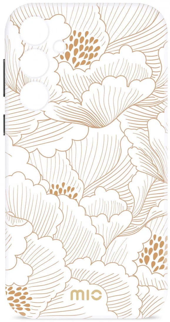 MIO MagSafe / Qi2 Samsung Galaxy S25 Plus Hoesje Back Cover White Roses afbeelding 1