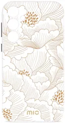 MIO MagSafe / Qi2 Samsung Galaxy S25 Plus Hoesje Back Cover White Roses afbeelding