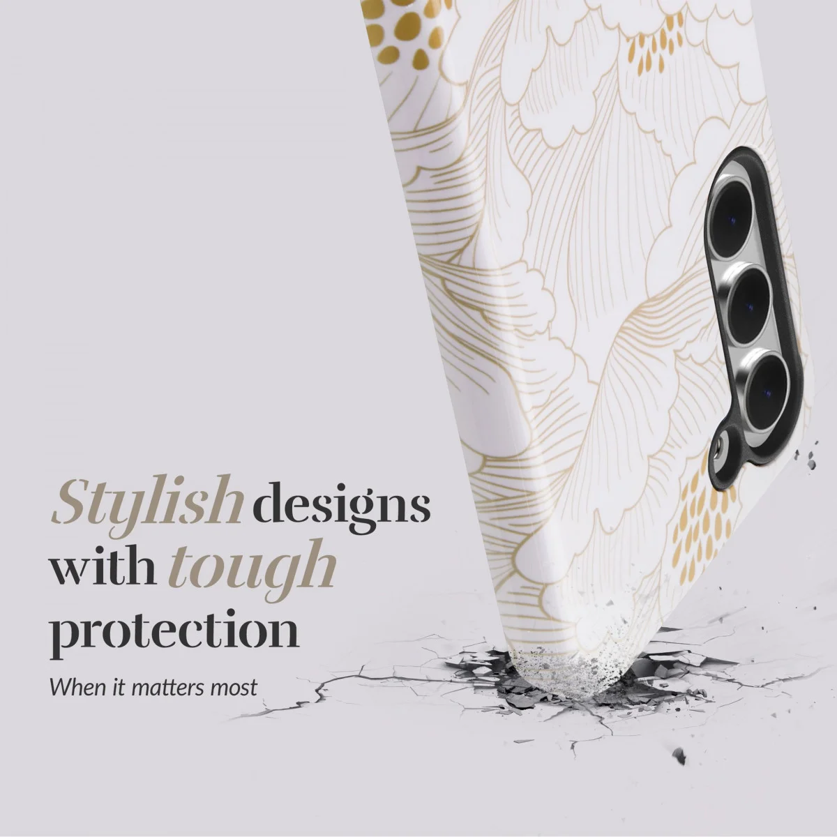 MIO MagSafe / Qi2 Samsung Galaxy S25 Plus Hoesje Back Cover White Roses afbeelding 4