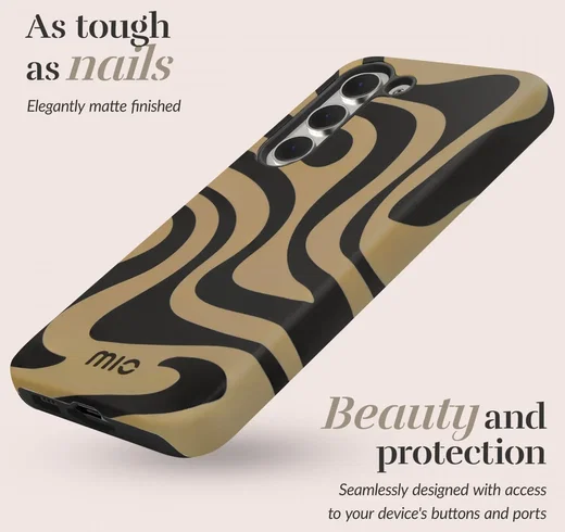 MIO MagSafe / Qi2 Samsung Galaxy S25 Plus Hoesje Back Cover Swirl afbeelding 2
