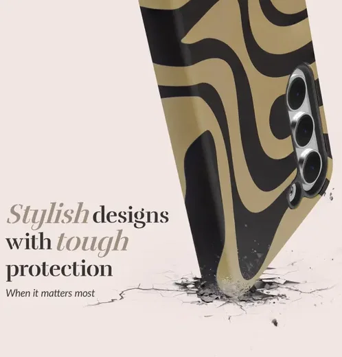 MIO MagSafe / Qi2 Samsung Galaxy S25 Ultra Hoesje Back Cover Swirl afbeelding 4