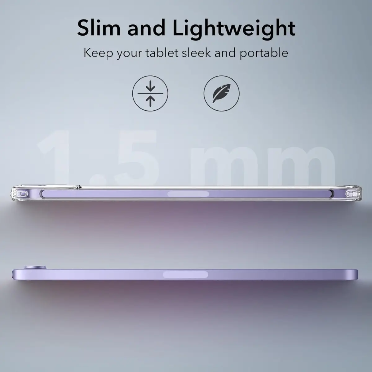 ESR Classic Hybrid Apple iPad Mini 7 / 6 Hoes Back Cover Transparant afbeelding 9