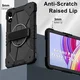 Xiaomi Redmi Pad Pro / Poco Pad Hoes Back Cover met Kickstand en Handriem Zwart afbeelding 4