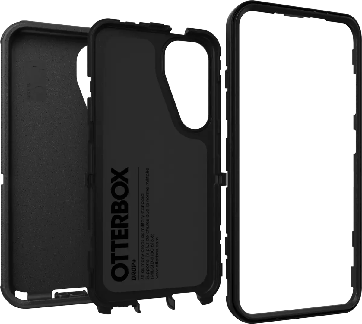 OtterBox Defender Samsung Galaxy S25 Hoesje Back Cover Zwart afbeelding 4